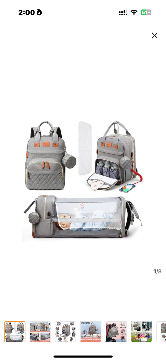 Sac à langer multifonction pour bébé