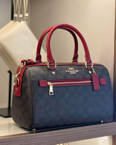 Sac à main COACH en cuir noir