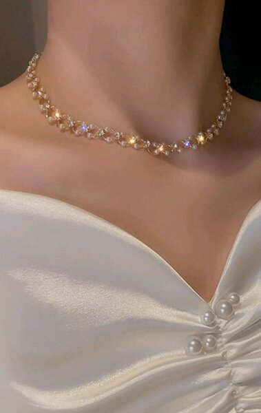 Bracelet et collier cristaux