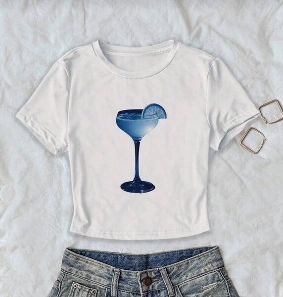 T-shirt femme cocktail stylé