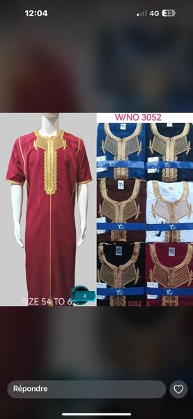 Caftan homme africain moderne