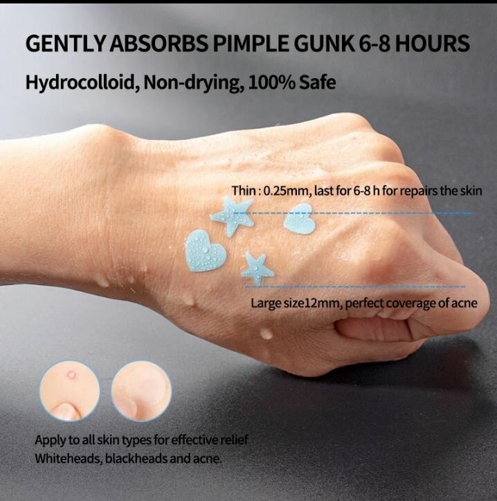Patchs hydrocolloide anti acné