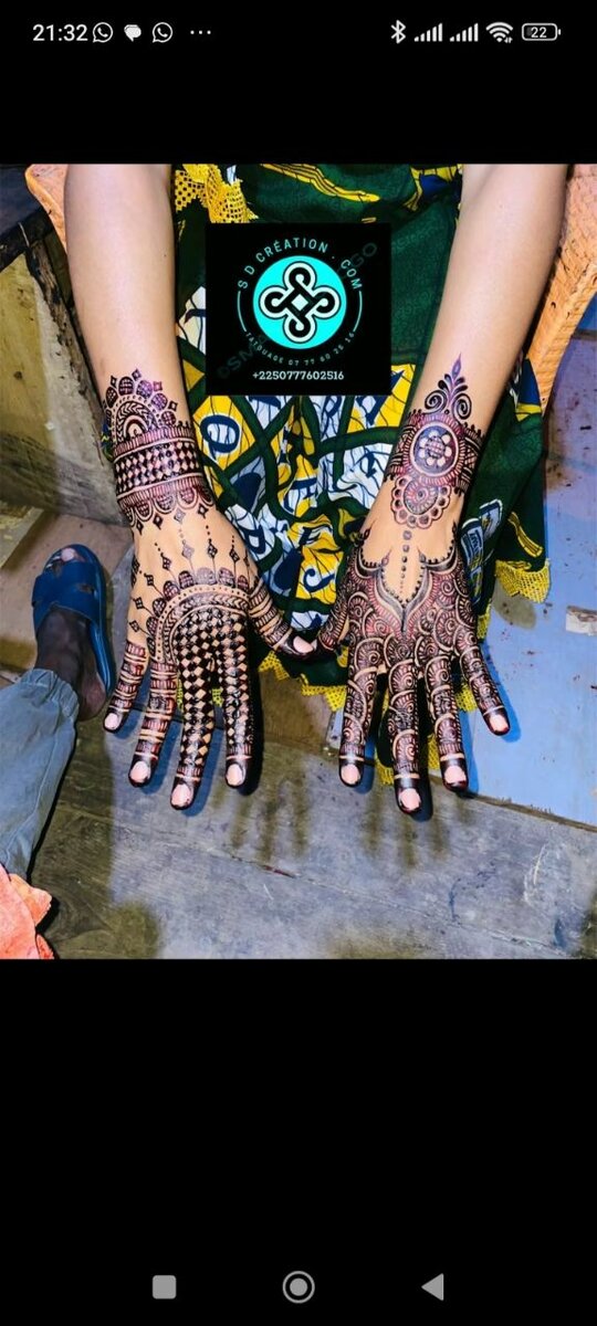 Superbes Designs de Mehndi