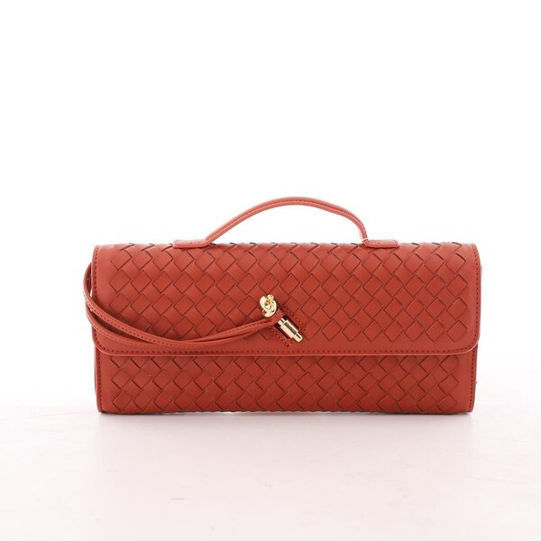 Pochette tressée élégante