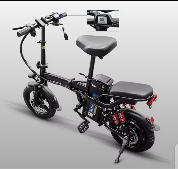 Vélo Électrique Pliant - Noir