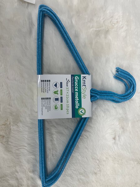 Cintres Antidérapants Bleus