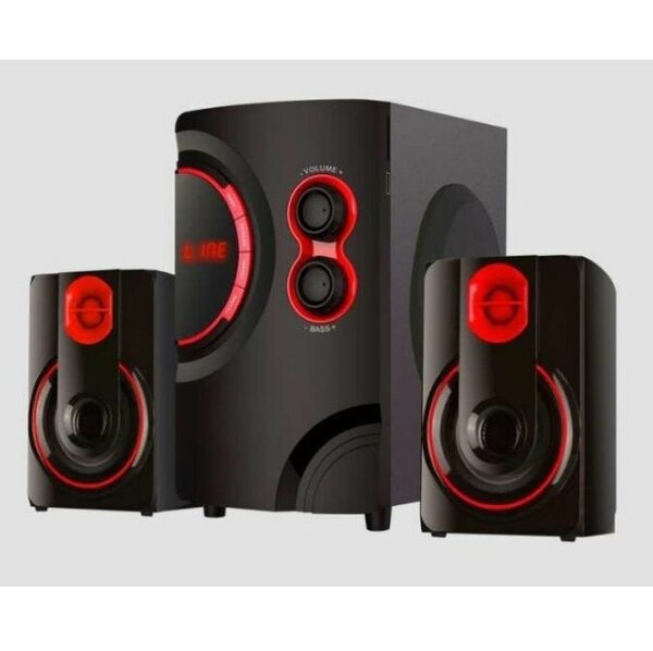 Système de haut-parleurs 2.1 avec caisson de basses