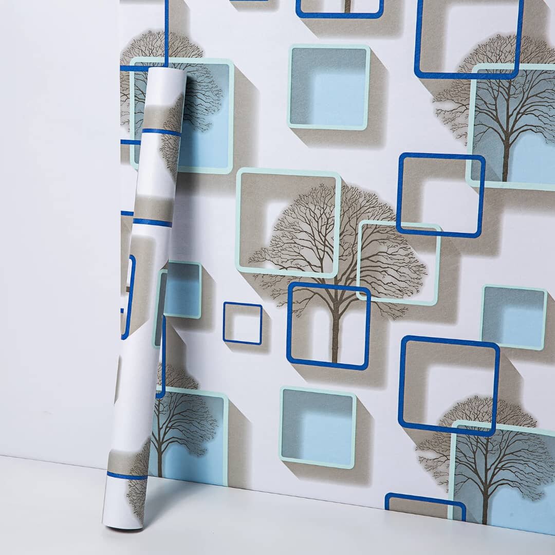 Papier peint moderne arbres