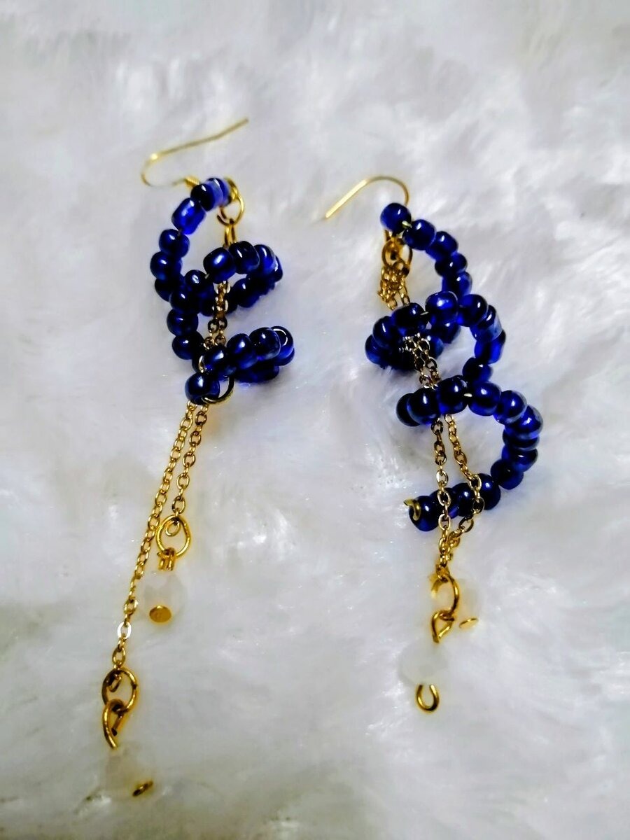 Boucles d'oreilles perlées élégantes