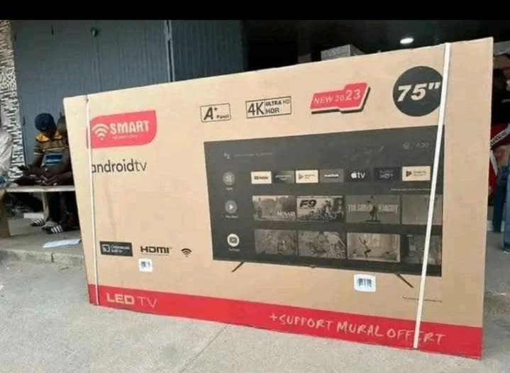 TV Android LED Smart 75" 4K
