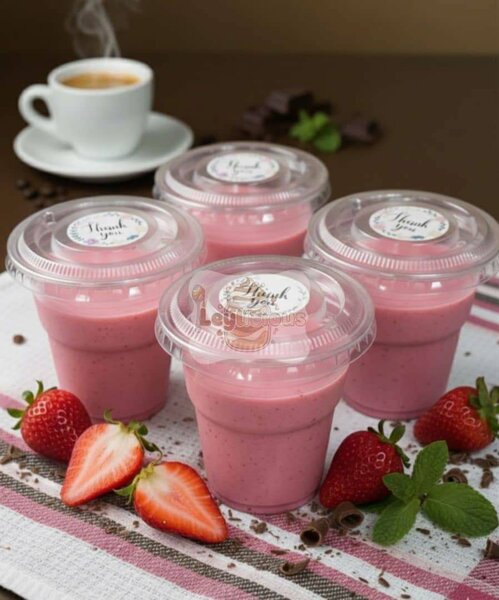 Crème dessert à la fraise