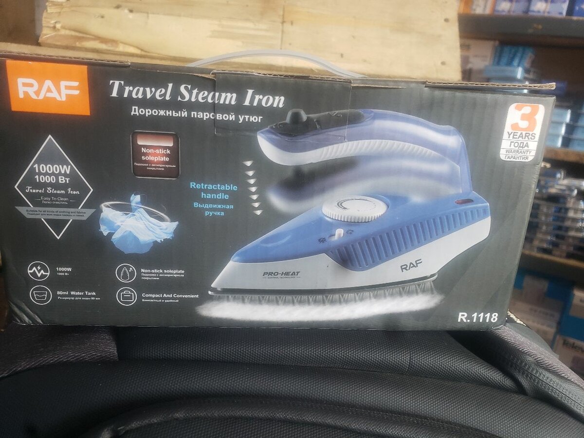 RAF Travel and Electric Steam Irons