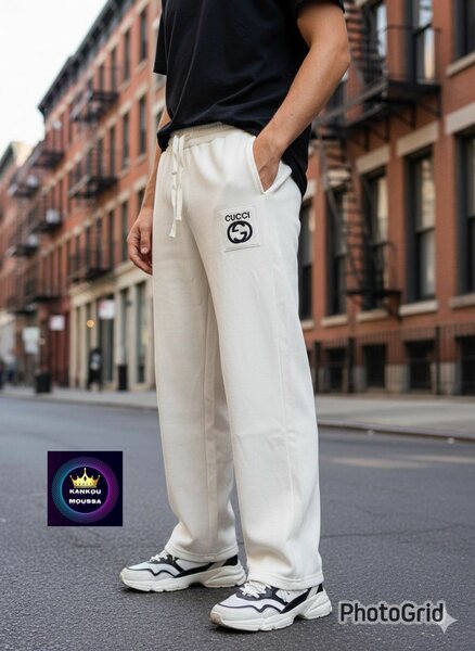 Pantalons de jogging Gucci Blanc