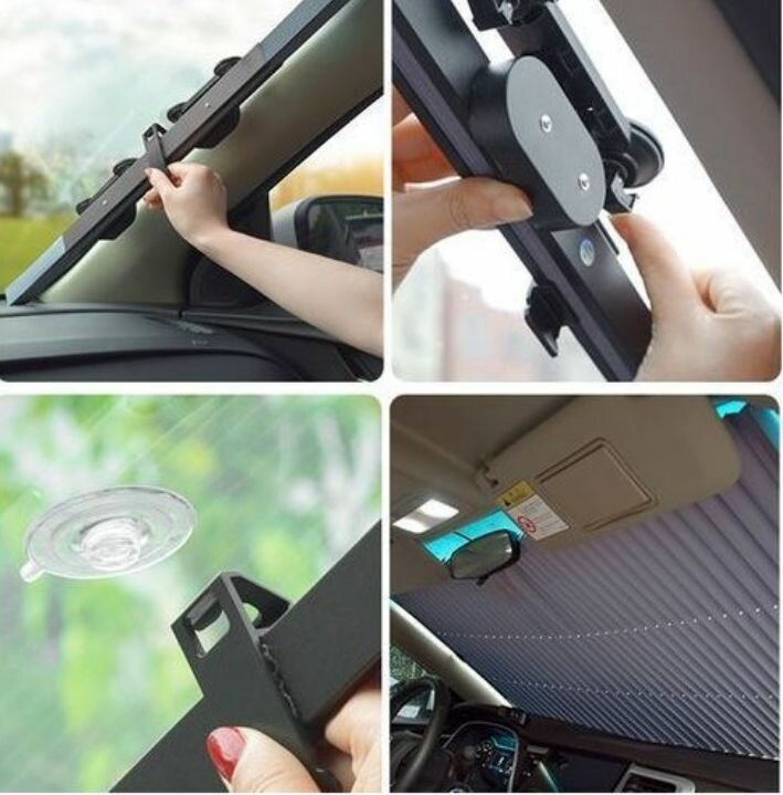 Pare-soleil rétractable voiture