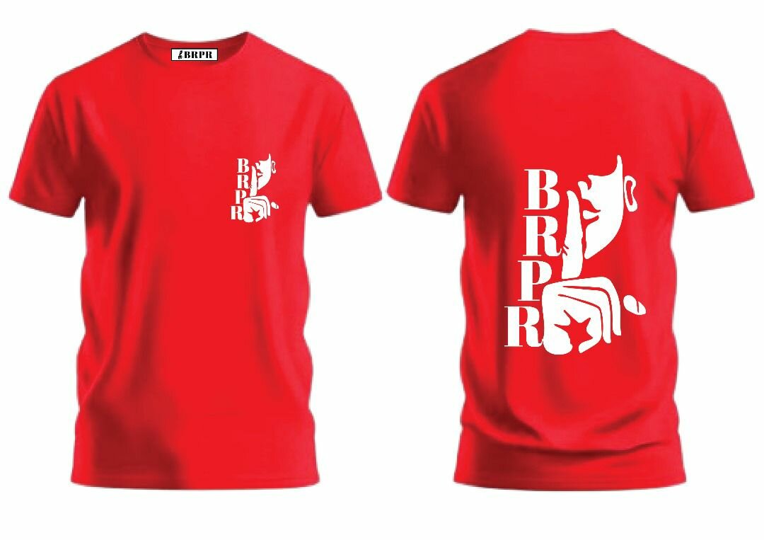 T-shirt rouge graphique