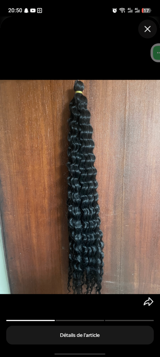 Extensions cheveux bouclés