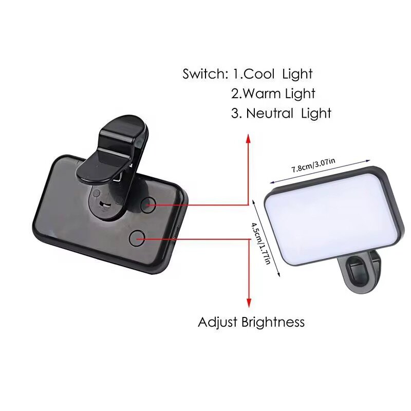 Lampe Selfie LED Réglable