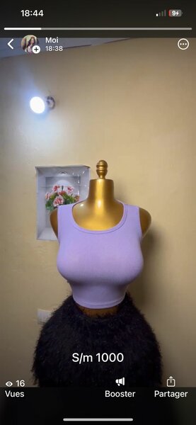 Crop top  frip tendance femme