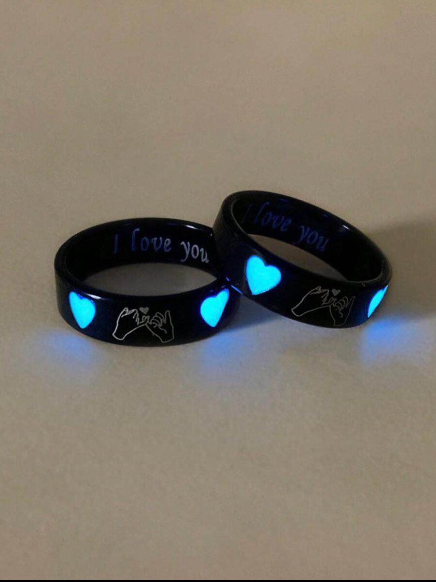 Bague lumineuse couple