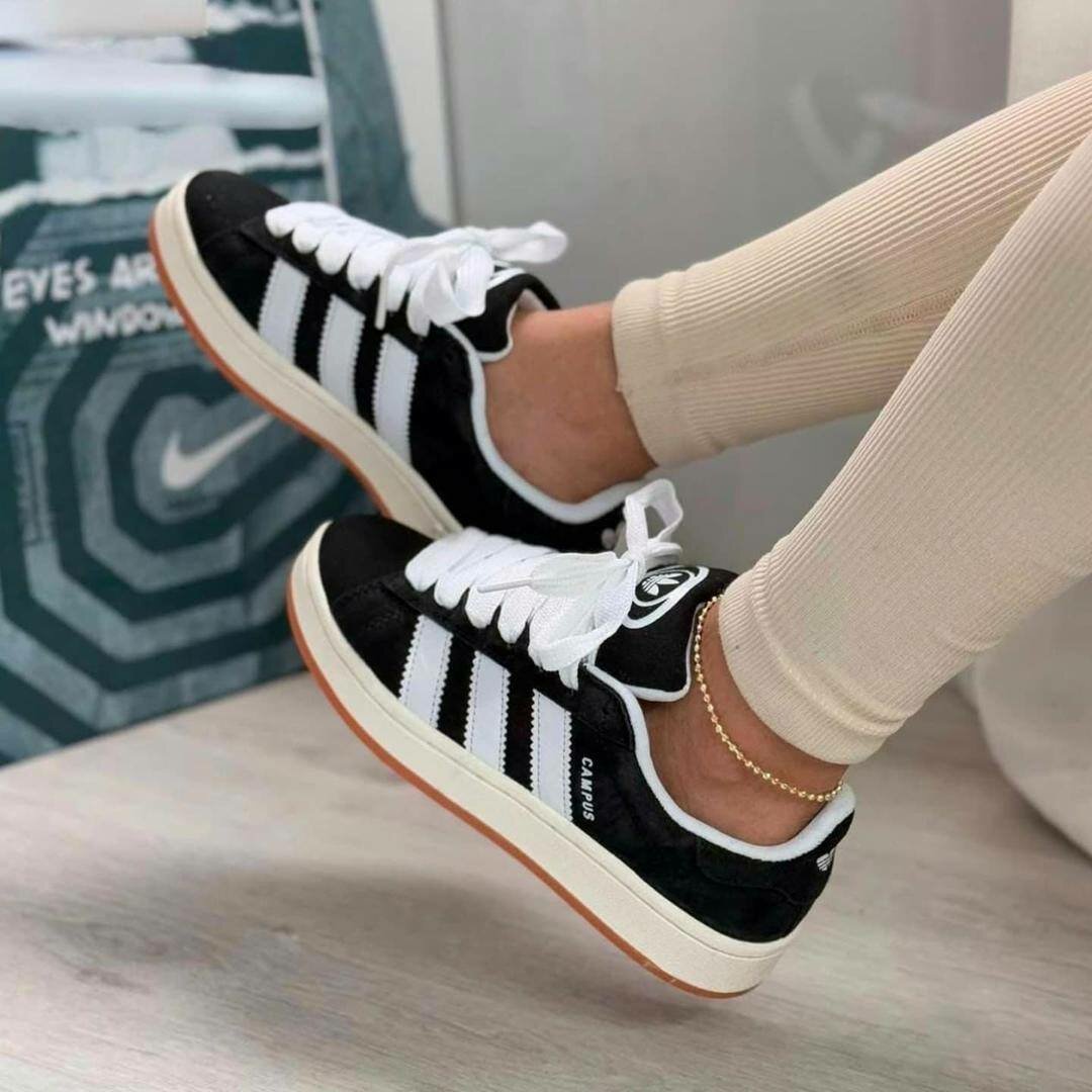 Baskets Adidas Campus noires