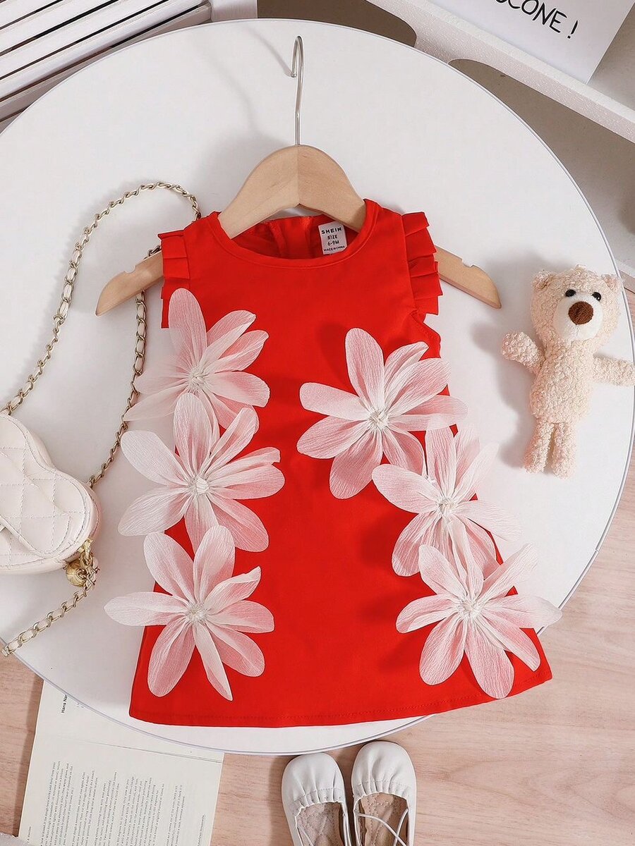 Robe Bébé Fleurie Chic