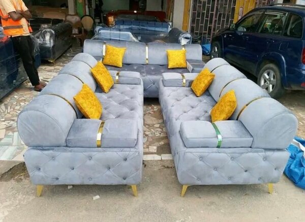 Salon moderne en velours