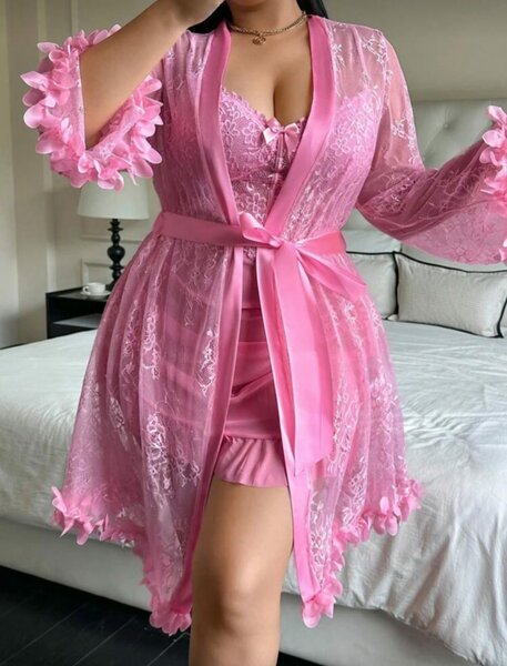 Ensemble lingerie rouge sexy pour femmes