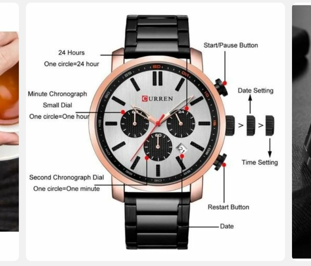 Montre Chronographe Homme Curren