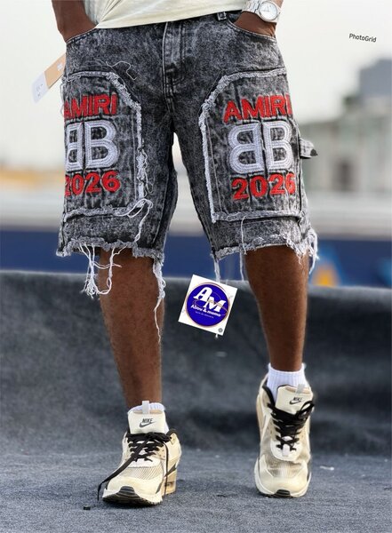 Shorts en jean délavés