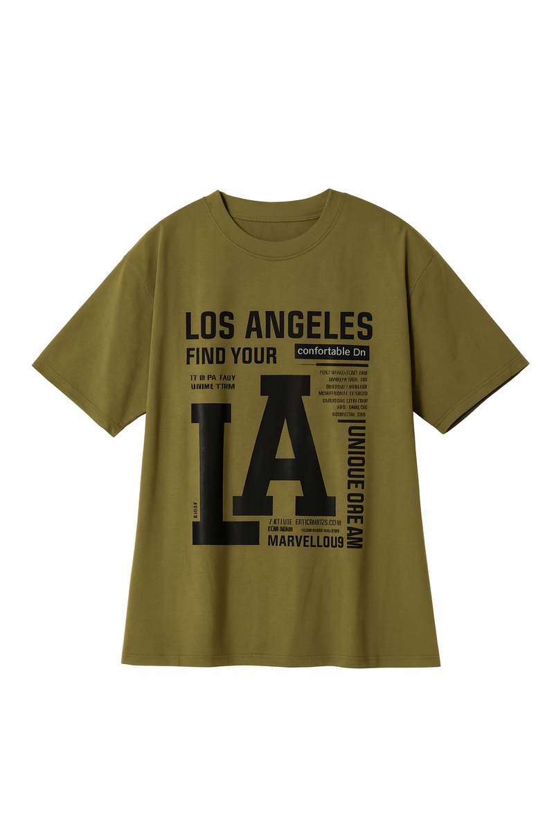 T-shirt décontracté imprimée