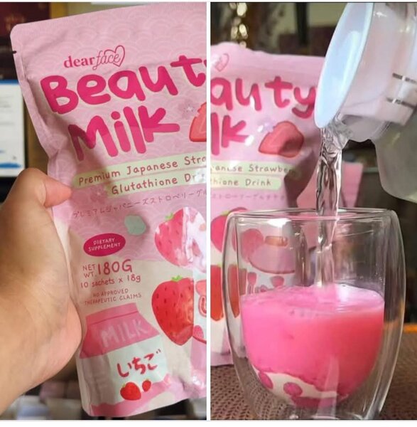 Boisson Fraise Premium Collagène