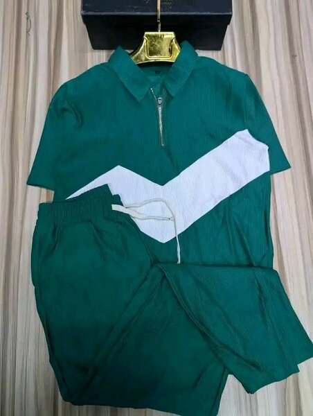 Ensemble décontracté vert pour hommes