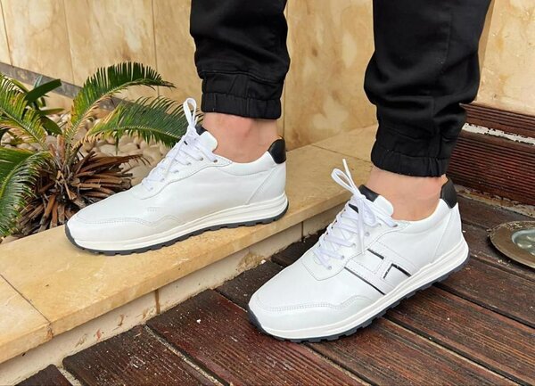 Baskets blanches pour hommes