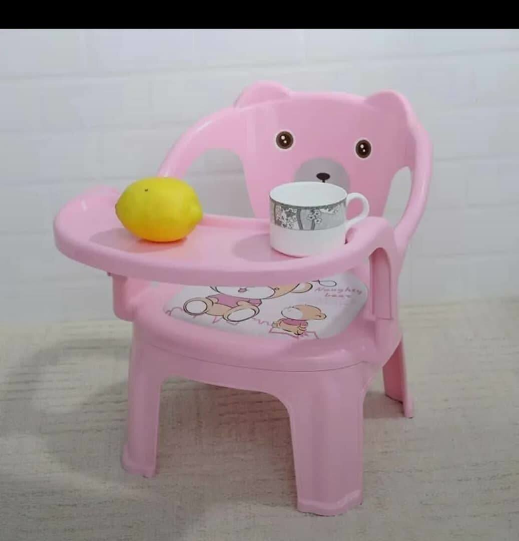 Chaise haute bébé design ours