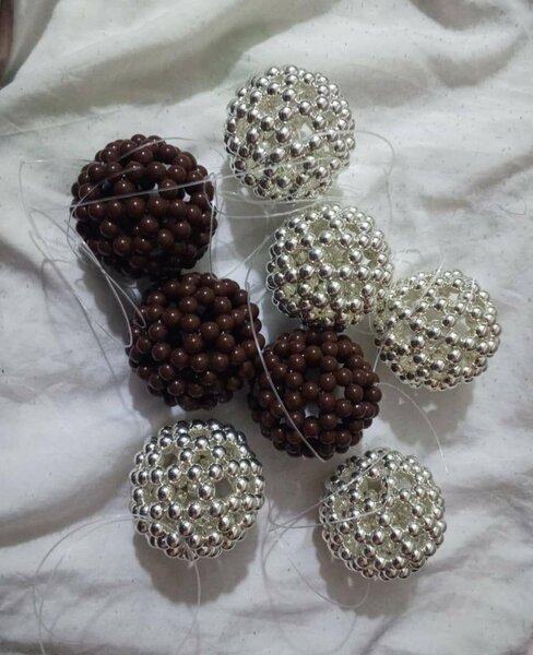 Boules de Noël en perles