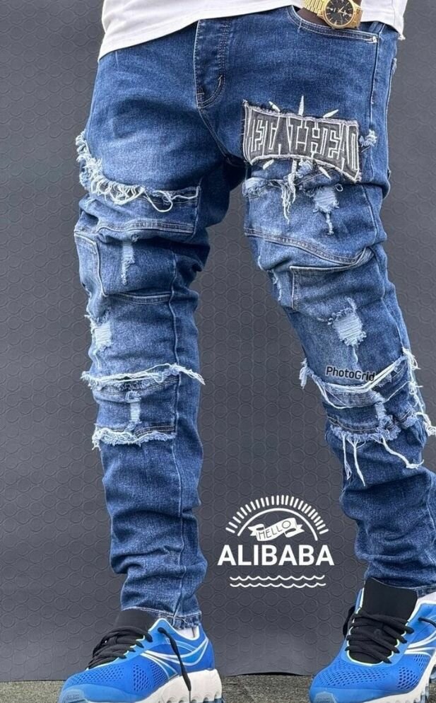 Jean déchiré style urbain