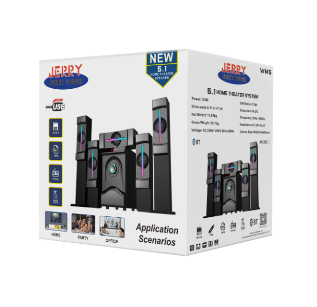 Système audio home cinéma 5.1 Jerry