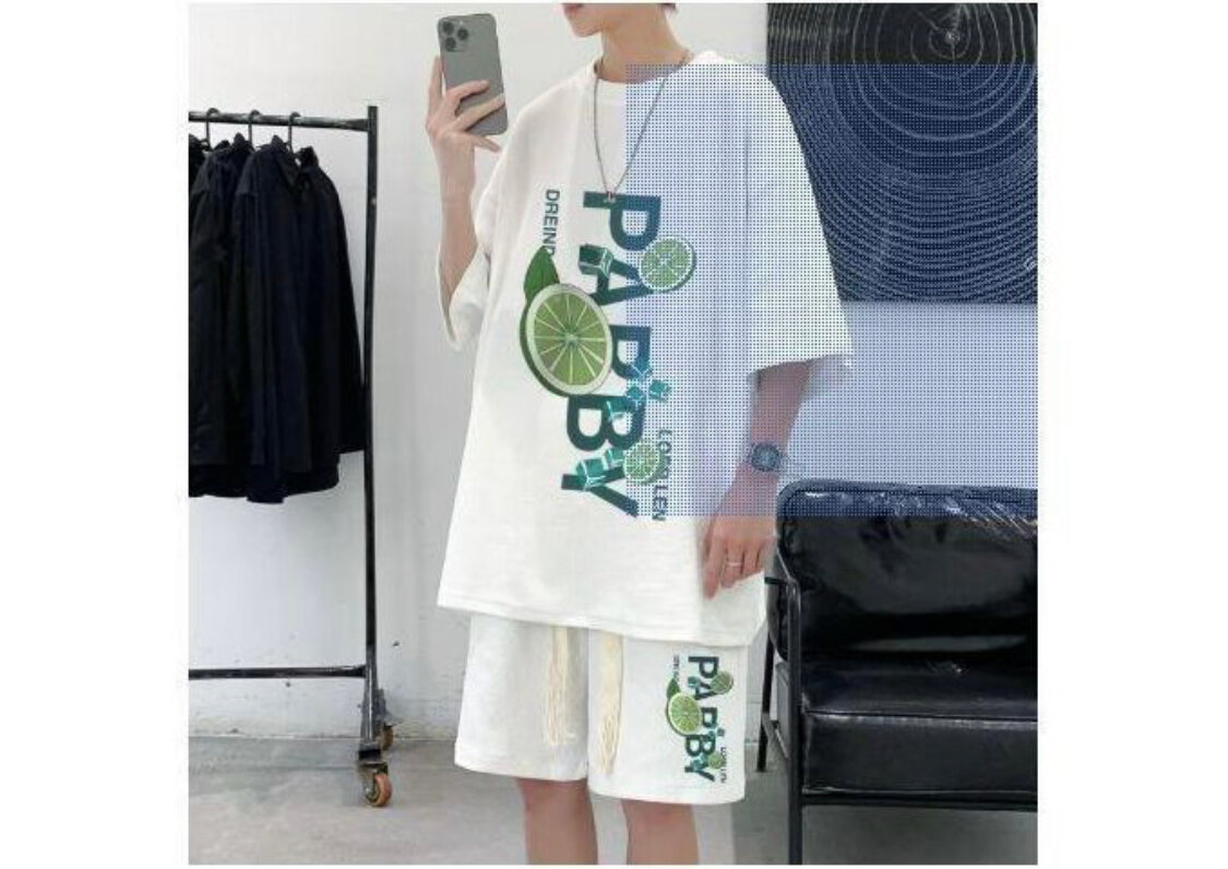 Ensemble T-shirt et Short Blanc