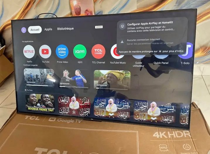 TCL 55 pouces 4K UHD TV Google TV