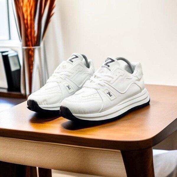 Baskets blanches mode homme