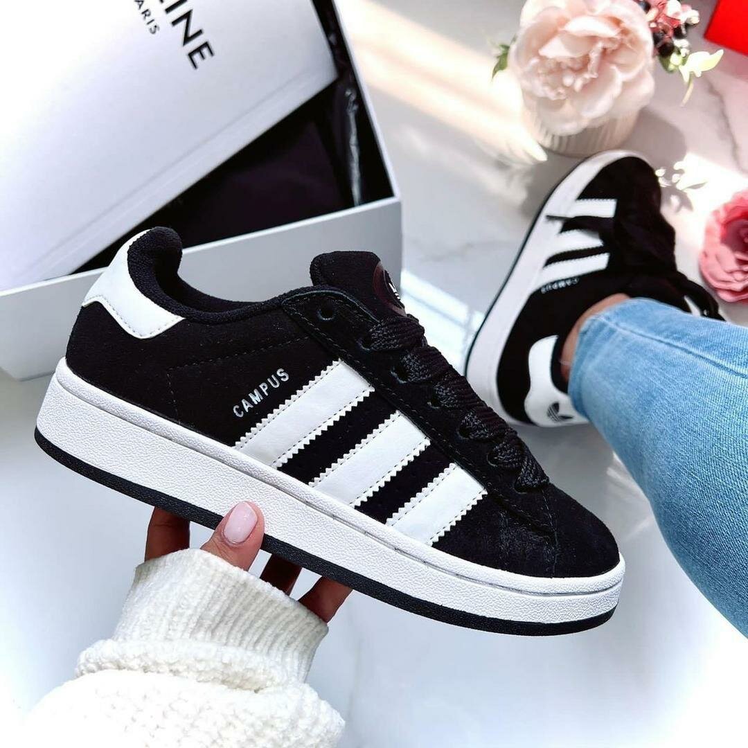Baskets Campus Noires Élégantes