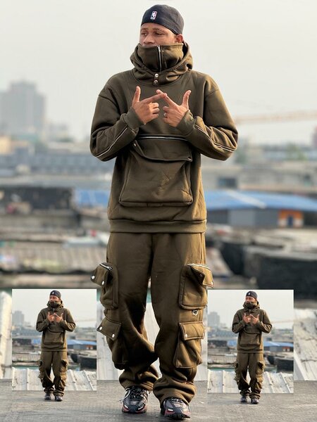 Ensemble survêtement homme cargo