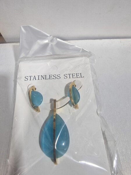 Parure Bijoux Acier Inoxydable