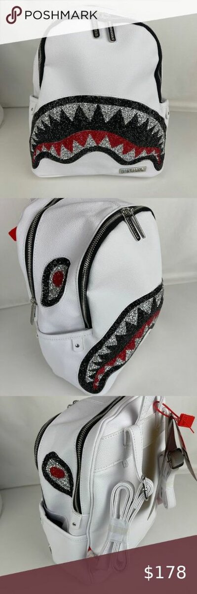 Sac à dos design requin coloré