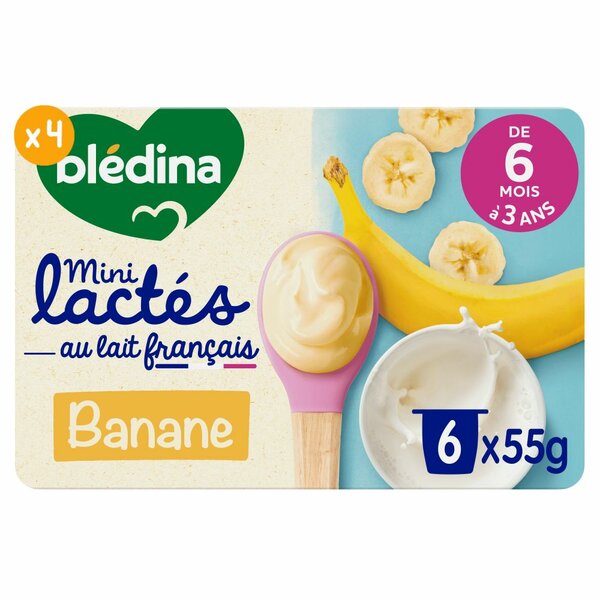 Bledina Mini Lactés Banane