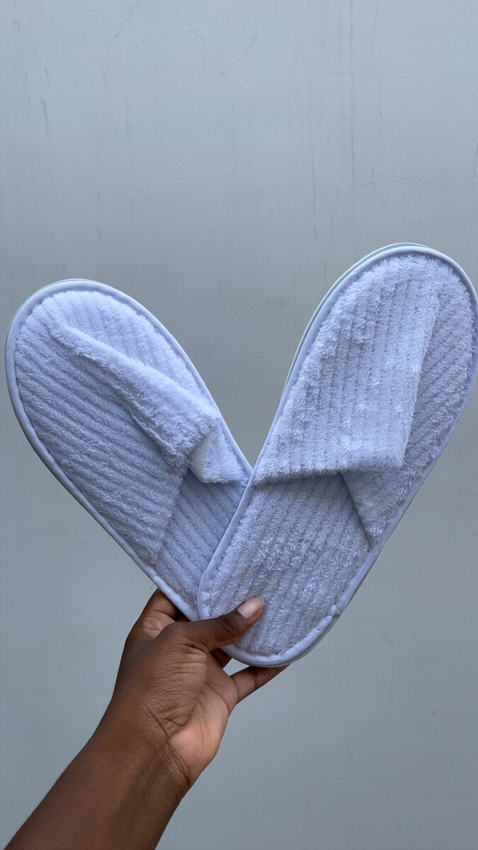 Chaussons confortables en éponge