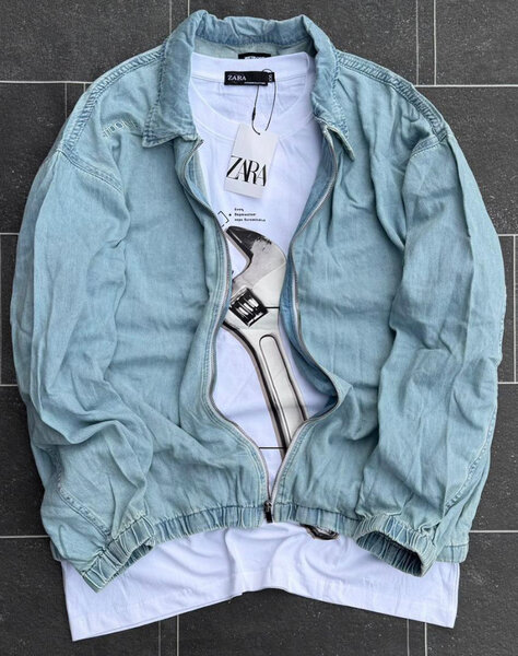 Veste en jean homme ZARA