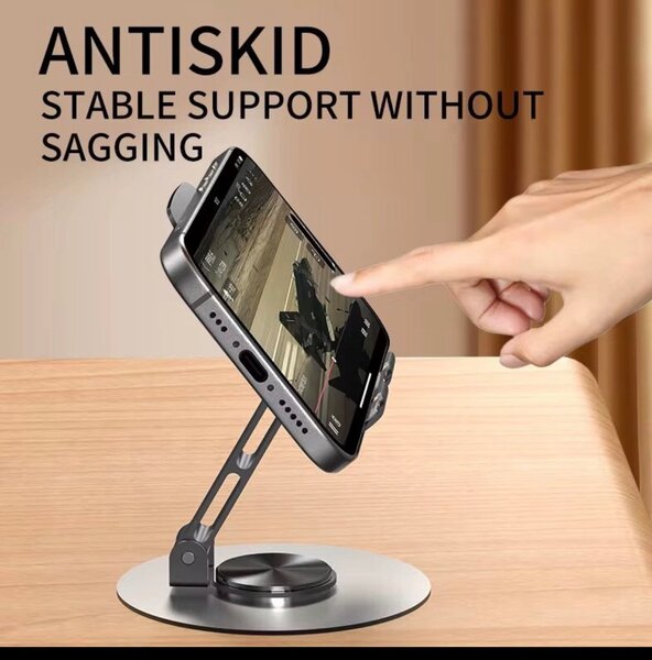 Support téléphone métal réglable