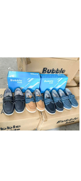 Chaussures bateau en cuir pour homme