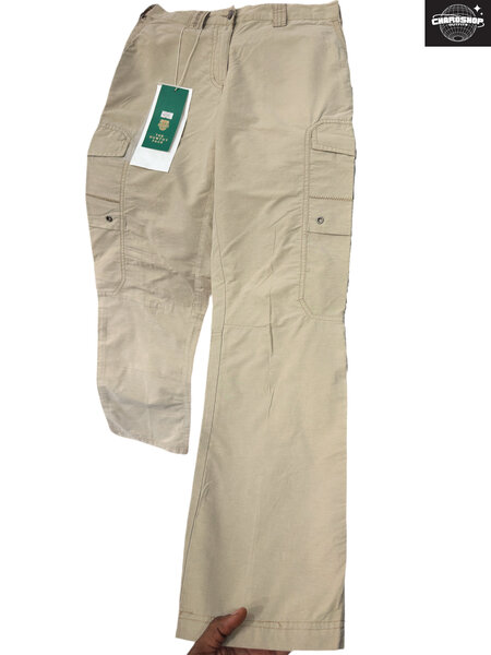 Pantalon cargo beige homme